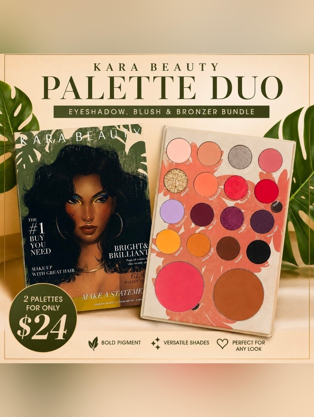Makeup Palettes for $24 | Eyeshadow, Blush, Bronzer & Highlighter Bundle